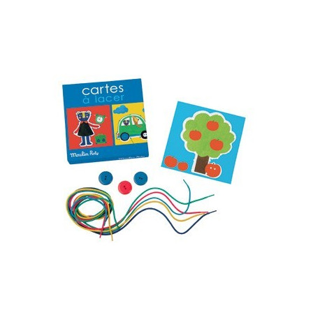 kit de cartes a lacer 'Les Popipop' kit de cartes a lacer 'Les Popipop'