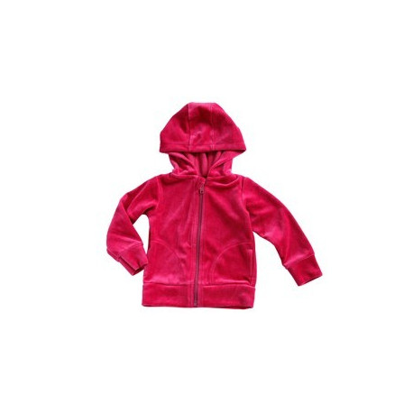 sweat à capuche en velours framboise sweat à capuche en velours framboise
