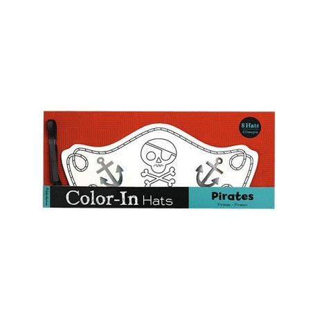 8 chapeaux à colorier 'pirates' 8 chapeaux à colorier 'pirates'