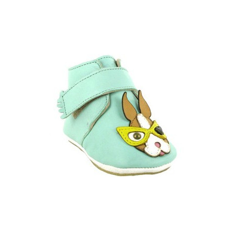 chaussons bébé antidérapants Kiny 'Pine' givre/blanc (p18-23) chaussons bébé antidérapants Kiny 'Pine' givre/blanc (p18-23)