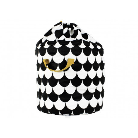 sac de rangement Baobab écailles noires - large sac de rangement Baobab écailles noires - large