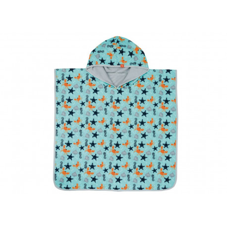UV-bestendige strandponcho 'Star Fish' UV-bestendige strandponcho 'Star Fish'