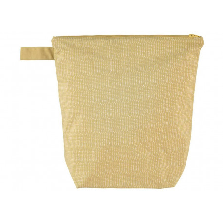 X-large tas 'Lux J yellow' in organisch katoen X-large tas 'Lux J yellow' in organisch katoen