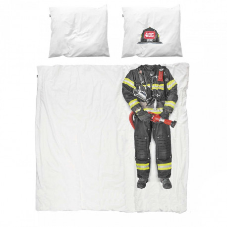 stoere 2-persoons bedset 'Firefighter' stoere 2-persoons bedset 'Firefighter'