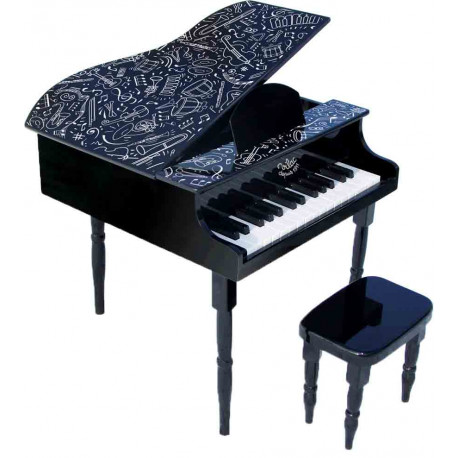 prachtige kinder vleugelpiano met krukje prachtige kinder vleugelpiano met krukje