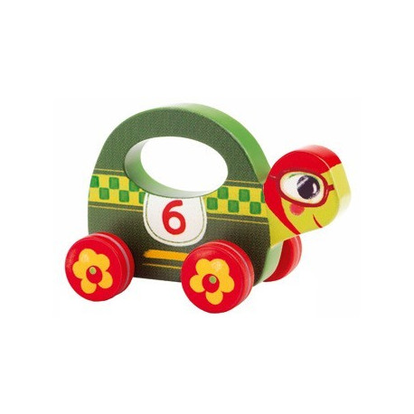 jouet en bois à roulettes Speedy la tortue jouet en bois à roulettes Speedy la tortue
