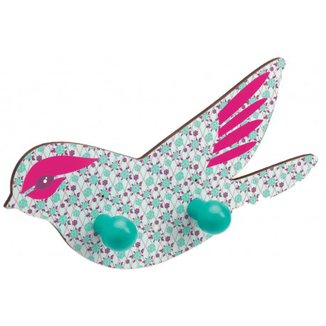knappe houten ophanghaak 'Oiseau' knappe houten ophanghaak 'Oiseau'