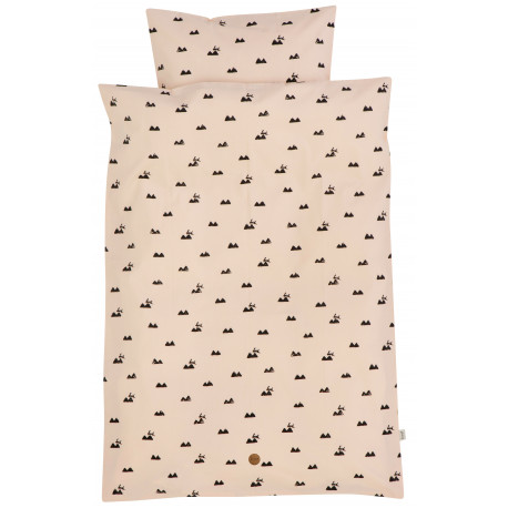 zalmroze 1-persoons bedset 'Rabbit' zalmroze 1-persoons bedset 'Rabbit'