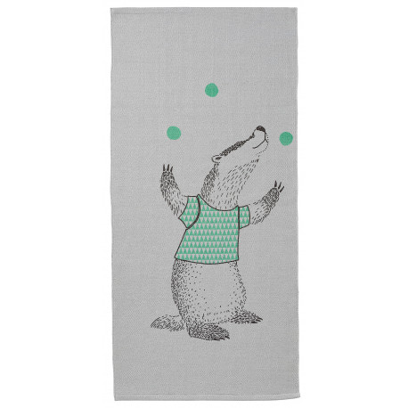 katoenen tapijt 'Badger Cool Grey' katoenen tapijt 'Badger Cool Grey'