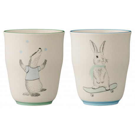 setje keramieken bekers 'Marius Cups' setje keramieken bekers 'Marius Cups'