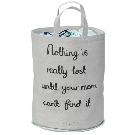 opbergmand 'Nothing is really lost until your mom can't find it' opbergmand 'Nothing is really lost until your mom can't find it'