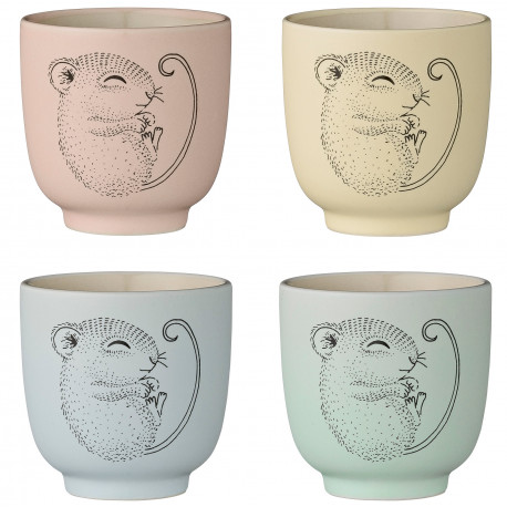 4 bijzonder mooie kopjes uit keramiek 4 bijzonder mooie kopjes uit keramiek
