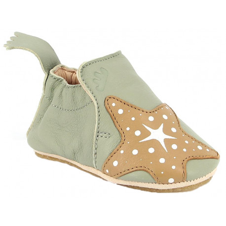Blublu slofjes - Seastar amande/biscuit Blublu slofjes - Seastar amande/biscuit