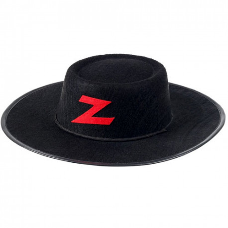 zwarte hoed met z zwarte hoed met z