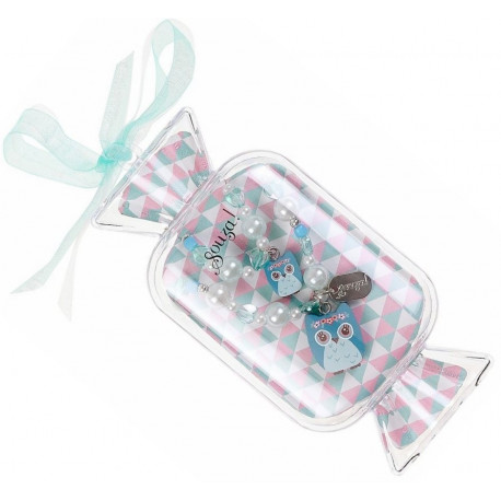prachtige mintgroene ketting en armband 'Madina' prachtige mintgroene ketting en armband 'Madina'