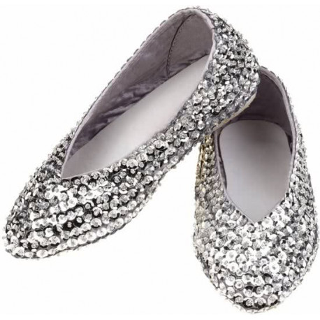 schitterende zilveren ballerina's schitterende zilveren ballerina's