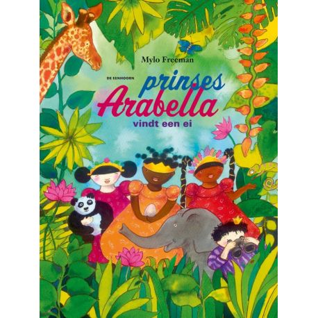 kleurrijk prentenboek 'prinses Arabella vindt een ei' kleurrijk prentenboek 'prinses Arabella vindt een ei'